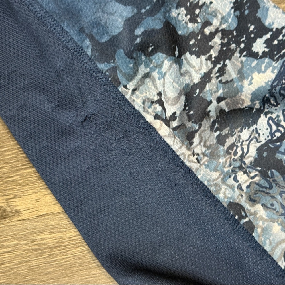 Huk Men's Navy and Gray Camo Long Sleeve Shirt - Picture 5 of 8